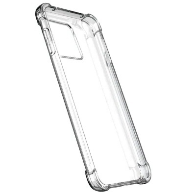 Estojo transparente para smartphone com reforço nas bordas