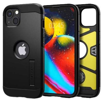 Capas protetoras preto e amarelo para smartphone