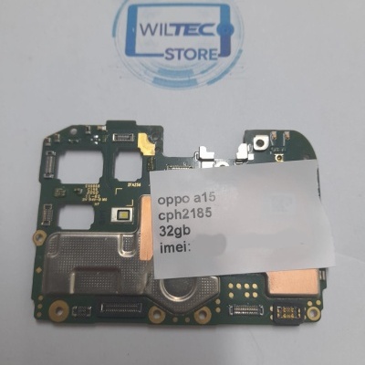 Placa-mãe de smartphone com etiqueta e selo WILTEC STORE