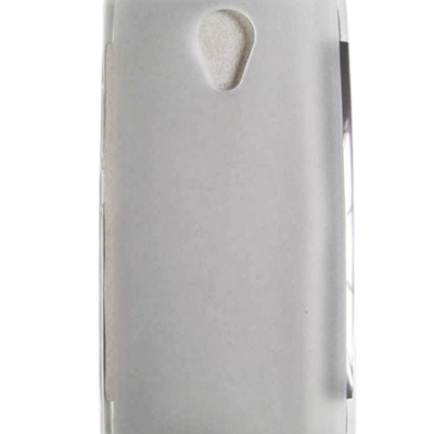 Capa protetora transparente para telemóvel com recorte para a câmara