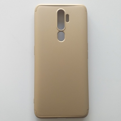 Capa protetora dourada para smartphone com recortes para câmera e sensor