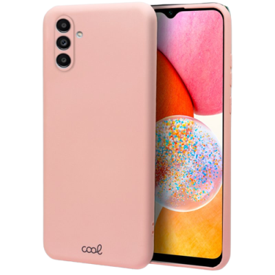 Capa protetora rosa pálido para smartphone com três câmaras