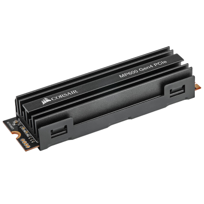 SSD Corsair MP600 Gen4 PCIe com dissipador preto