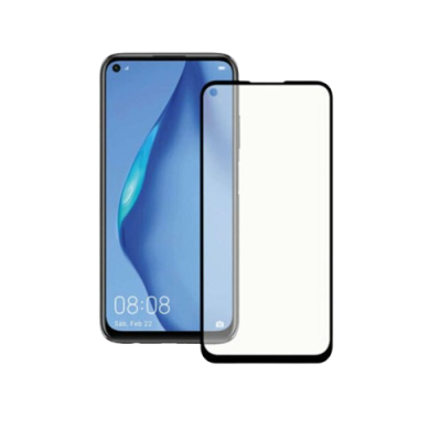 Dois telemóveis modernos um com ecrã azul e outro com ecrã branco