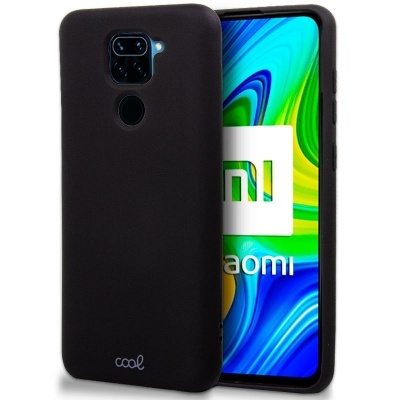 Smartphone Xiaomi com capa preta e ecrã colorido