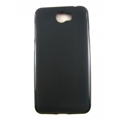 Capa preta lisa para telemóvel
