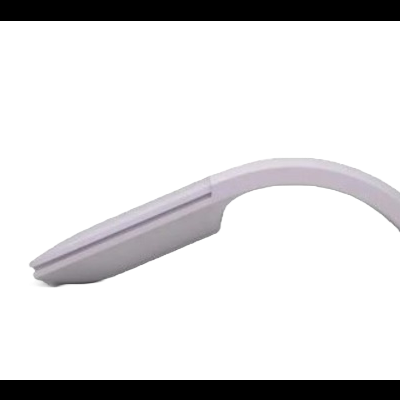 lâmpada de mesa LED portátil branca com braço flexível