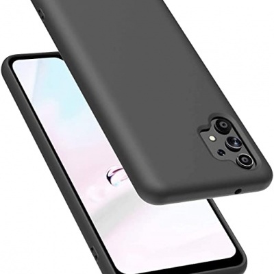 Capa protetora preta para smartphone com recorte para câmera tripla