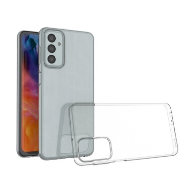 Smartphone com capas protetoras cinzenta texturizada e transparente