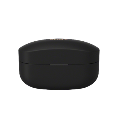 Estojo de carregamento preto para earphones sem fios