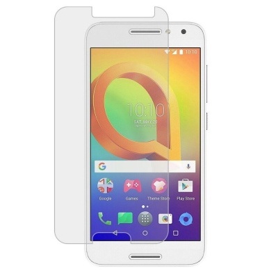 Telemóvel branco com película protetora de ecrã