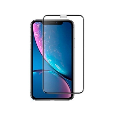 Smartphone com película de vidro temperado transparente