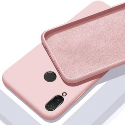 Telemóvel rosa com capa protetora cor de rosa e interior aveludado