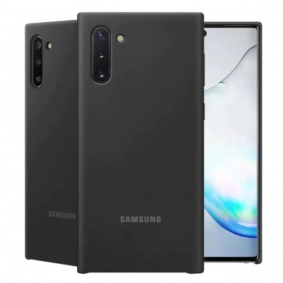 Telemóveis Samsung pretos com capas e ecrã ligado