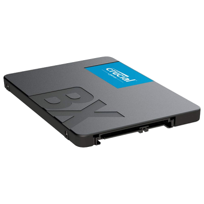 Disco SSD Crucial BX cinzento metálico com conetor SATA