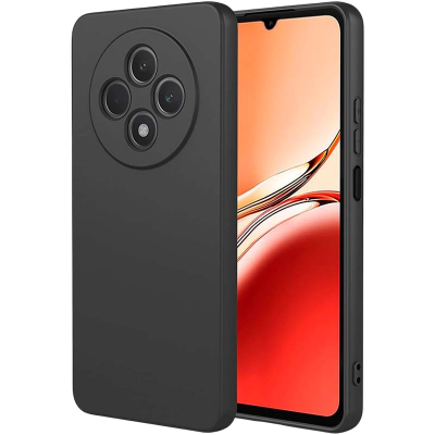 Smartphone com capa preta fosca e câmaras circulares