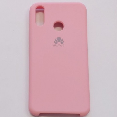 Capa protetora rosa para telemóvel Huawei em silicone