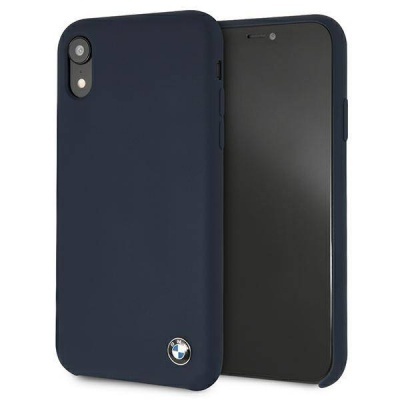 Capa silicone azul escuro para smartphone com logotipo BMW
