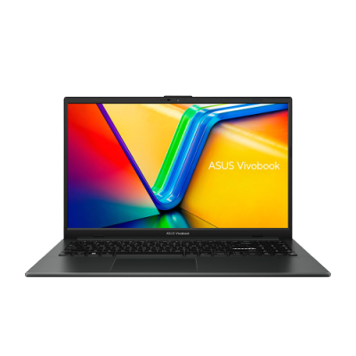 Computador portátil ASUS Vivobook com ecrã colorido e teclado preto