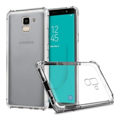 Telemóvel Samsung com capa protetora transparente