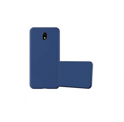 Capa protetora azul para smartphone com orifício para a câmara