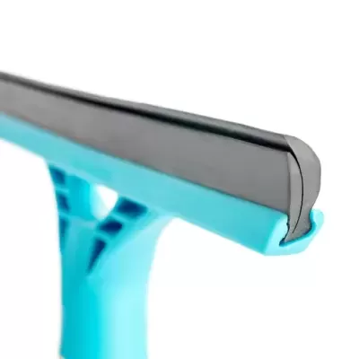 Limpa vidros azul com lâmina preta