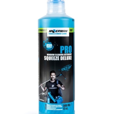 Frasco azul de detergente para limpeza de janelas Moerman PRO Squeeze Deluxe