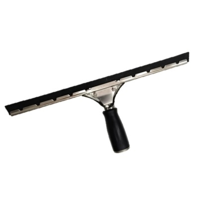 Raspador de janela com cabo preto e lâmina metálica