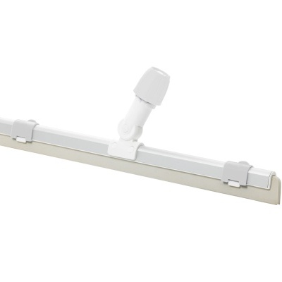 Rodo de limpeza branco e bege com parte articulada