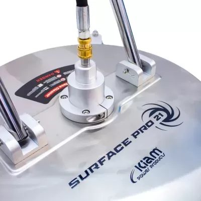 Eletrodoméstico metálico SURFACE PRO 21 Kiam Power Product com conectores.