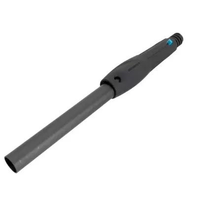 Tubo extensor cinza e preto em plástico para aspirador com texto IMPACTO.