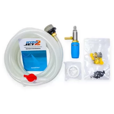 Kit para aplicação química Hypo Jet com mangueira e acessórios