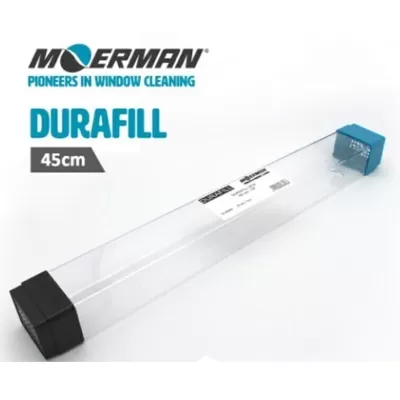 Recipiente plástico transparente com tampas coloridas e texto sobre fundo branco