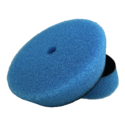 Aplicadores de espuma azul com buraco central