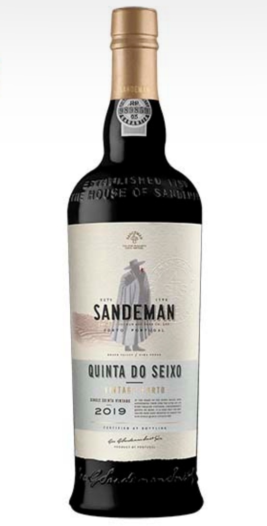 Garrafa de vinho do porto Sandeman Quinta do Seixo Vintage Porto 2019