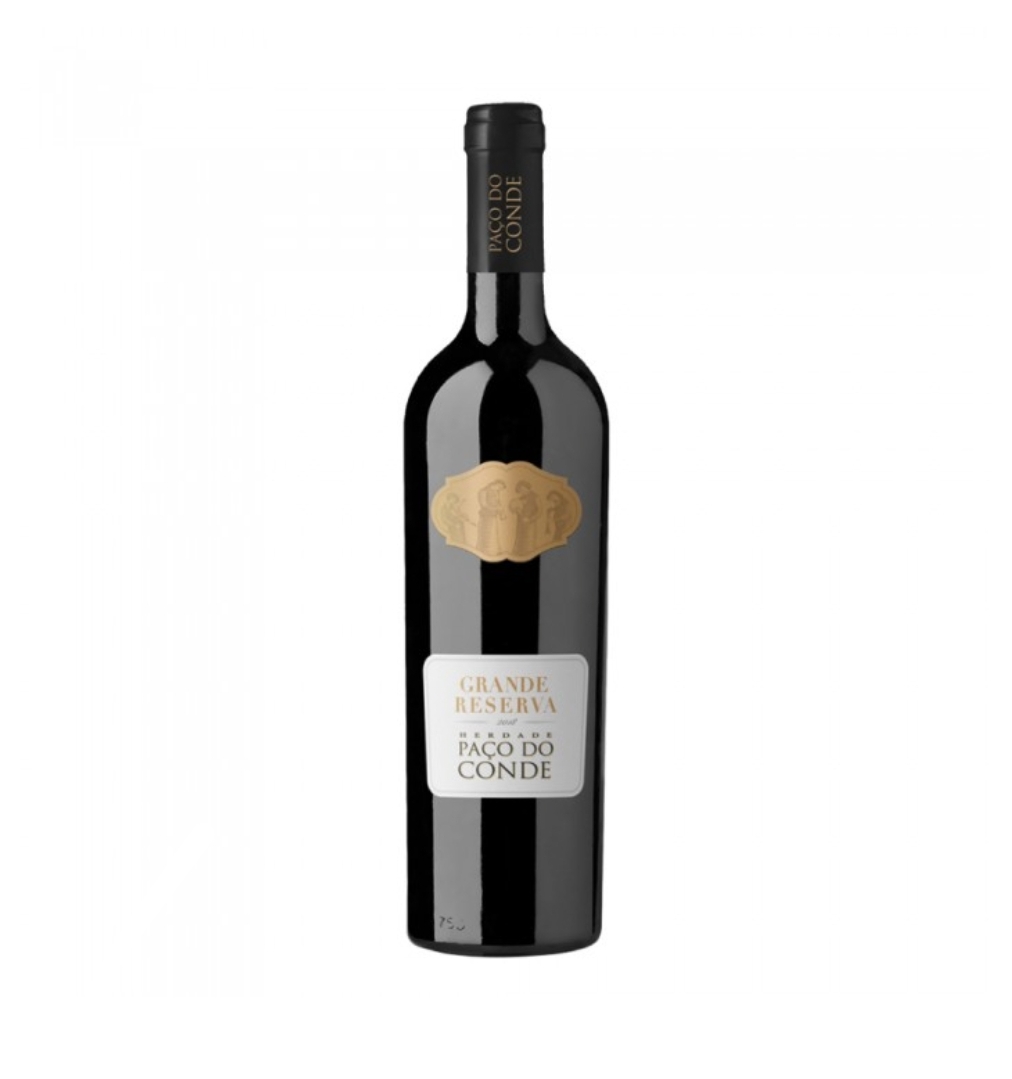 Garrafa de vinho tinto Grande Reserva Herdade Paço do Conde