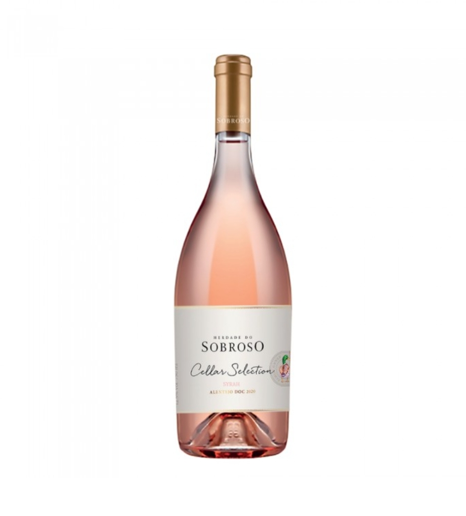 Garrafa de vinho rosé SOBROSO Cellar Selection Albariño Rosé 2022