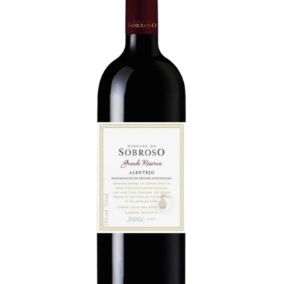 Garrafa de vinho tinto Herdade do Sobroso Grande Reserva Alentejo