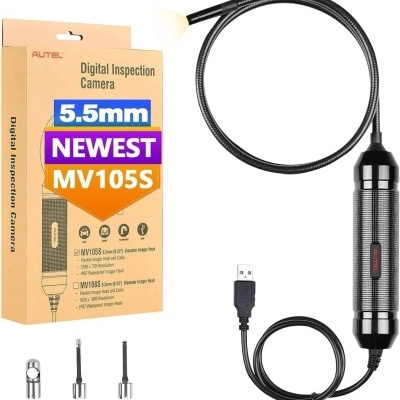 Câmara digital de inspeção AUTEL MV105S com cabo e caixa