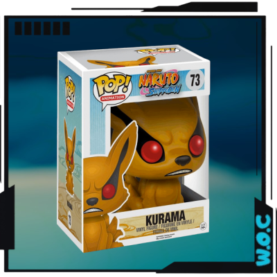 Funko Pop Kurama de Naruto Shippuden na caixa