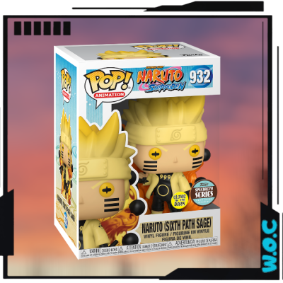 Funko Pop Naruto Sixth Path Sage na caixa