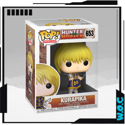 Figura Pop! Animation de Kurapika Hunter x Hunter em caixa