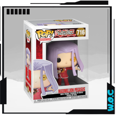 Boneco Funko Pop! Maximillion Pegasus Yu-Gi-Oh! na caixa