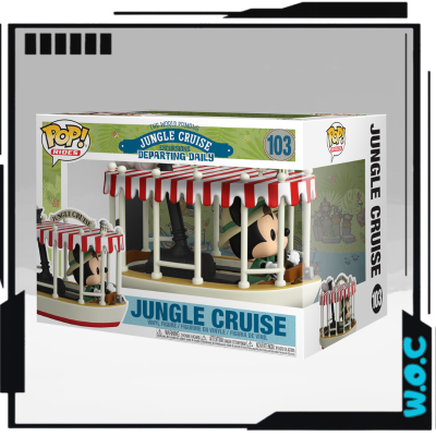 Funko Pop! Rides Jungle Cruise com barco e personagem Mickey Mouse