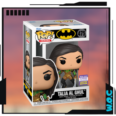 Figura Funko Pop! Talia al Ghul na embalagem