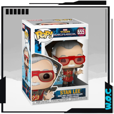 Figura Funko Pop! Stan Lee Marvel Thor Ragnarok na caixa