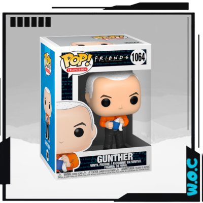 Figura Pop! Television Gunther da série Friends em caixa de vinil