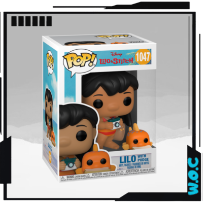 Figura Funko Pop! Disney Lilo with Pudge na embalagem