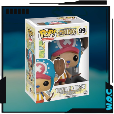 Boneco POP! Tony Tony Chopper na embalagem