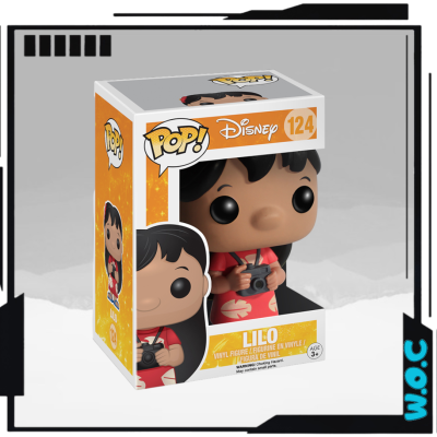 Figura Funko Pop Disney Lilo número 124 dentro da caixa original